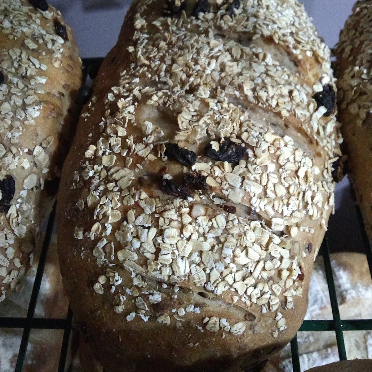 BakeryFire's tweet image. Fruit n flax loaf! 🍞😋 Come get one of these beauties tomorrow @MarketatCSPACE 10-1 #eatlocal #fruitbread