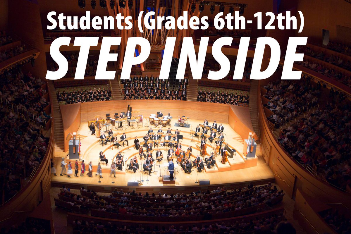 caphilharmonic's tweet photo. A Unique Opportunity For Middle And High School Students To Experience The Creative Process Of A Major Orchestra From The Inside.
Be a part of Student Invited Rehearsals and/or the Student Coaching Program with The California Philharmonic!
https://t.co/xXHhnUNqXz https://t.co/PC9hT0Uraw
