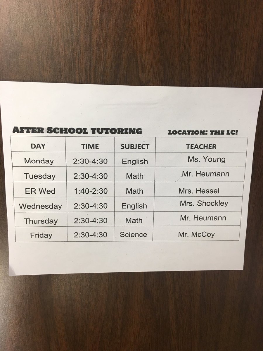 FHCGuidance's tweet photo. FHC students please take advantage of tutoring opportunities!!!  We are here to help you be successful! https://t.co/gskPOXNpAX