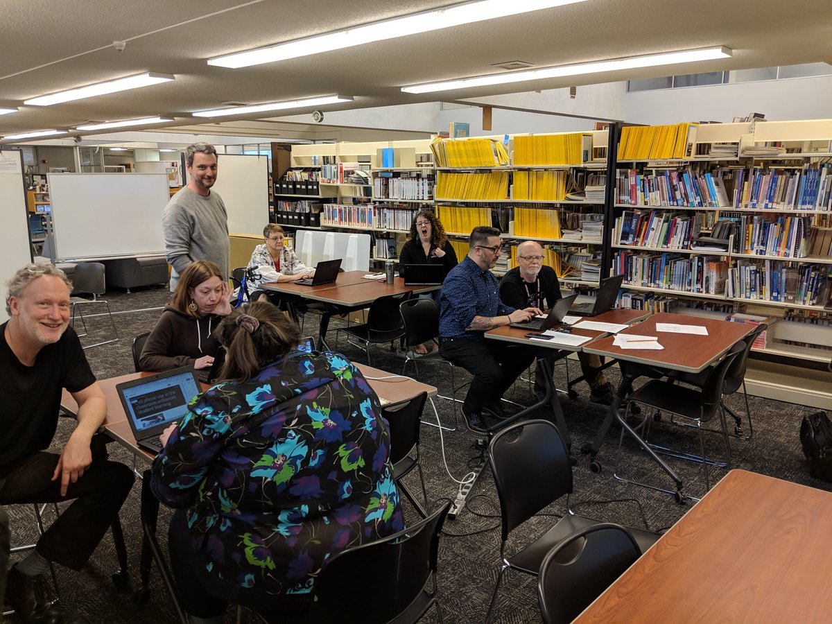 Teachers are creating fake news in First Friday and using their new skills on digital citizenship to test themselves with Two Truths and a Lie. Kyle Kett always makes the DLCs relevant and timely! #theACSway