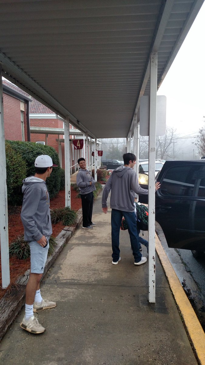 NSHBaseball2023's tweet photo. Appreciate these fine Wildcats opening doors for the NSPS kids this morning. Great examples to set! https://t.co/UbQ0ZD67kT