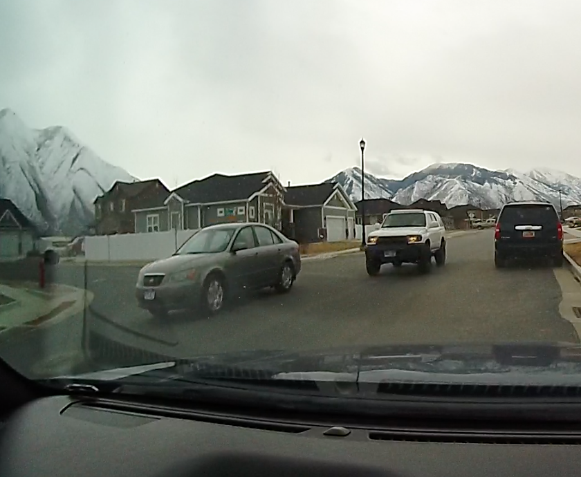 JeremyHarrisTV's tweet image. Here are some still pics. I was about to step around the back of my vehicle to get in the driver's door and I would have been hit had I not seen him coming. I called dispatch for an extra patrol. I hope this video helps, you should put some officers over there at lunch.