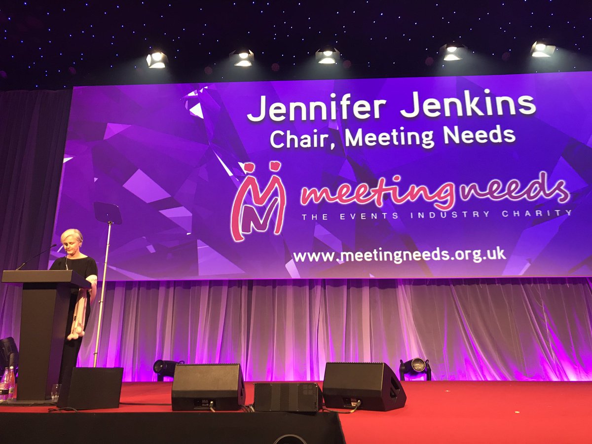 UKMeetingNeeds's tweet photo. Jennifer Jenkins, our chair announced that we have just achieved a fantastic milestone. £1M distributed to beneficiaries around the world since our inception! #eventprofslive #meetingprofs #closetothecauses #MITAwards2019 https://t.co/i32F1f3Seh