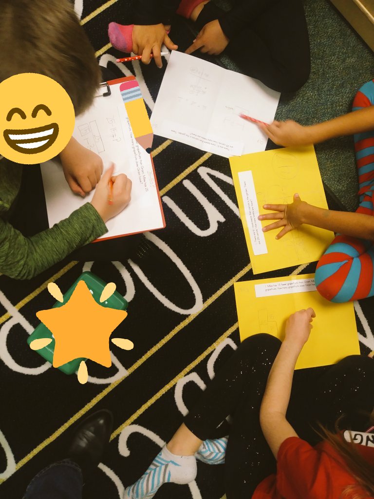 thinkfree1976's tweet photo. #MossmanMath 2nd graders showing grit with comparing problems! #mosslearns https://t.co/MoxiqNfWzr