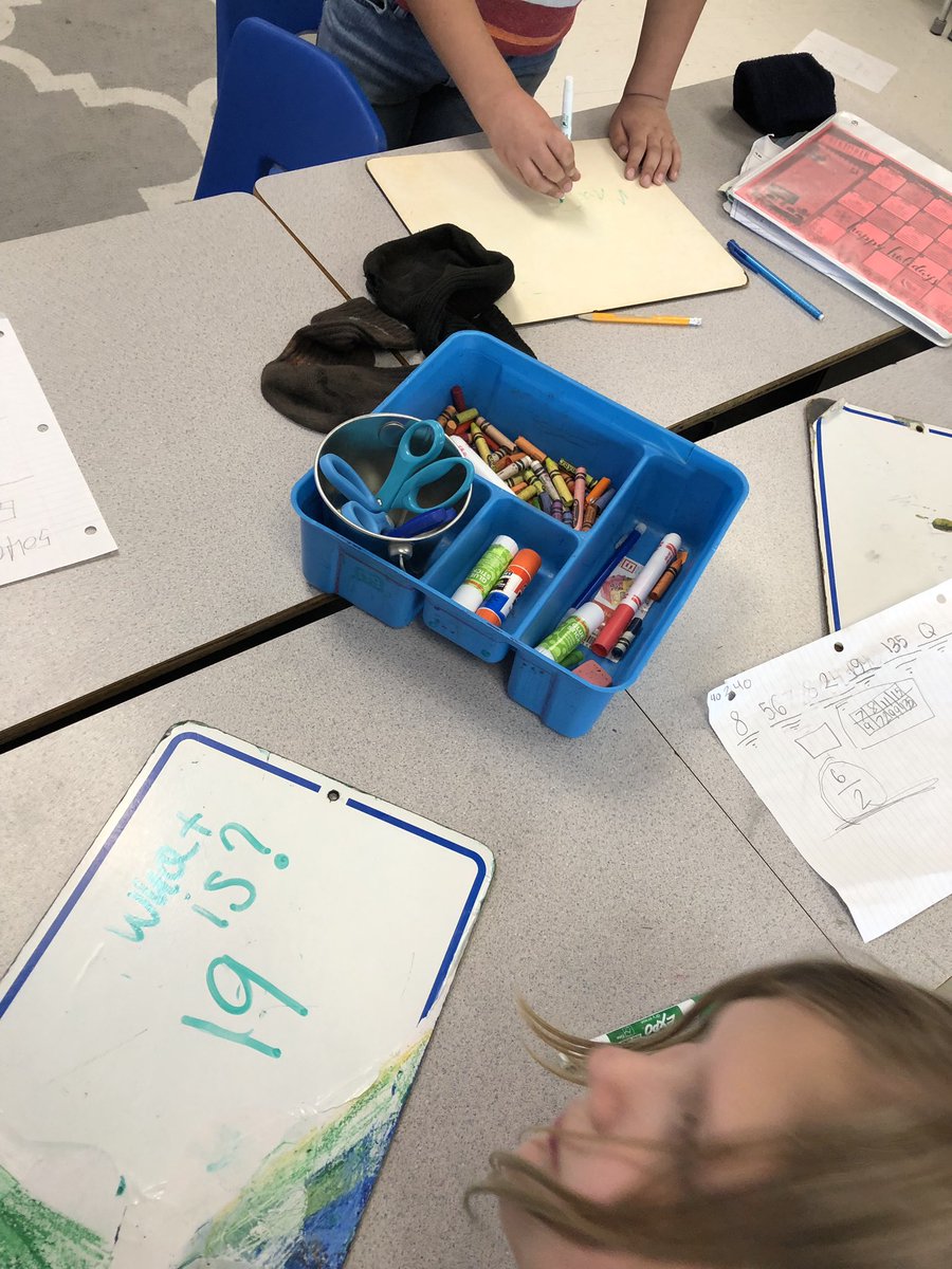 tiffanyfenton's tweet photo. Ever since watching @Jeopardy on @netflix, I was inspired to kick it old school. Our 3rd grade rocks some spiraling review of content. #shininginthird #iteachmath https://t.co/uYvgtFYk1c