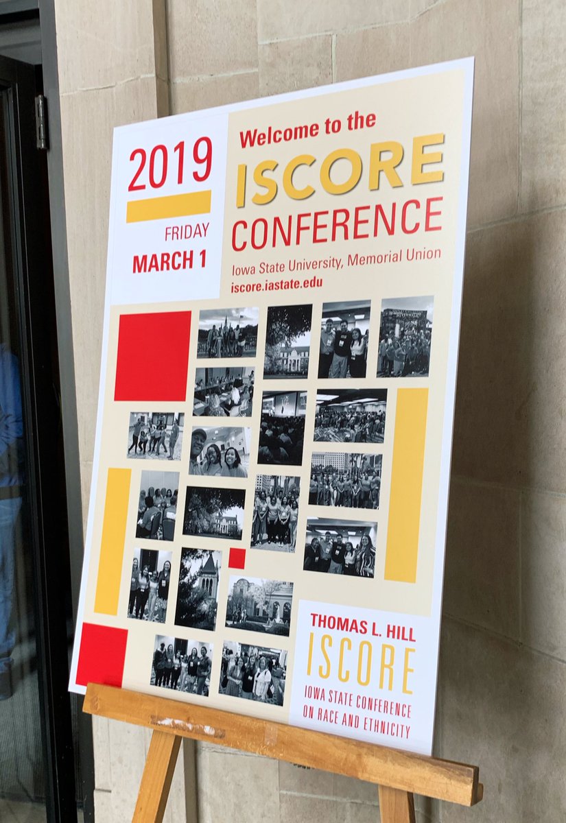 istand4u2019's tweet photo. We’re so proud Iowa State hosts this annual event, and we greatly appreciate the conversations it starts and positive change it brings! #iscore19 https://t.co/r6SWnA5qlP