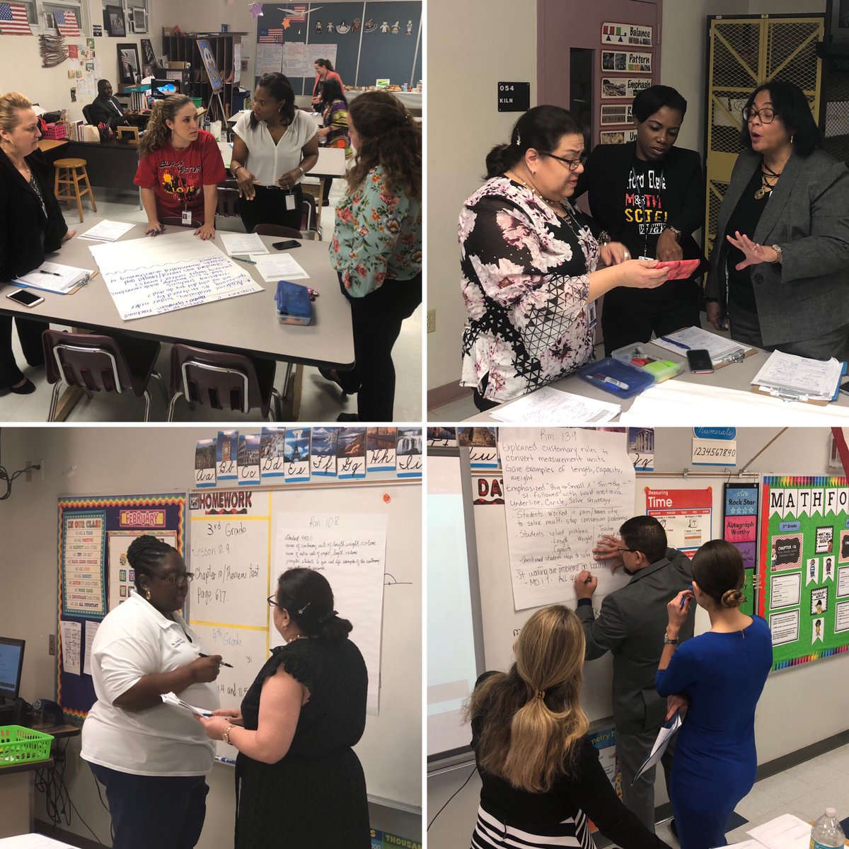 mdcps_profdev's tweet image. Assistant Principals actively participating in math instructional rounds throughout the district.
#MathKnowledge #KeepLearning #StudentSuccess @jldotres @MDCPSMath