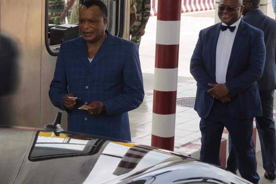 Grace_Patcheli's tweet photo. Le Président de la République, S.E.M #Denis_SASSOU_NGUESSO a procédé ce 1er Mars 2019, dans le district d’#Ignie, à la mise en concession de la route nationale n1, #Brazzaville_Pointe_Noire. @ThMoungalla @congosouverain @AlainAkouala @LeonJuste @DoukagaDestine1 @GavetJuste @RFI https://t.co/5LeHp2wc8L