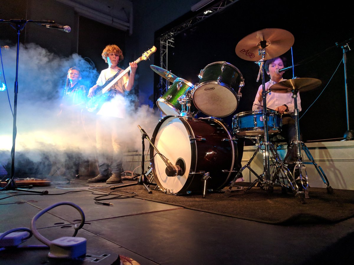 Fantastic Year 7 band, Azure, a firm favourite with this packed audience.