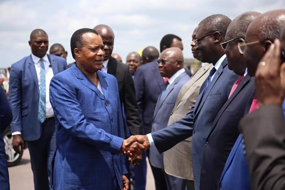 Grace_Patcheli's tweet photo. Le Président de la République, S.E.M #Denis_SASSOU_NGUESSO a procédé ce 1er Mars 2019, dans le district d’#Ignie, à la mise en concession de la route nationale n1, #Brazzaville_Pointe_Noire. @ThMoungalla @congosouverain @AlainAkouala @LeonJuste @DoukagaDestine1 @GavetJuste @RFI https://t.co/5LeHp2wc8L