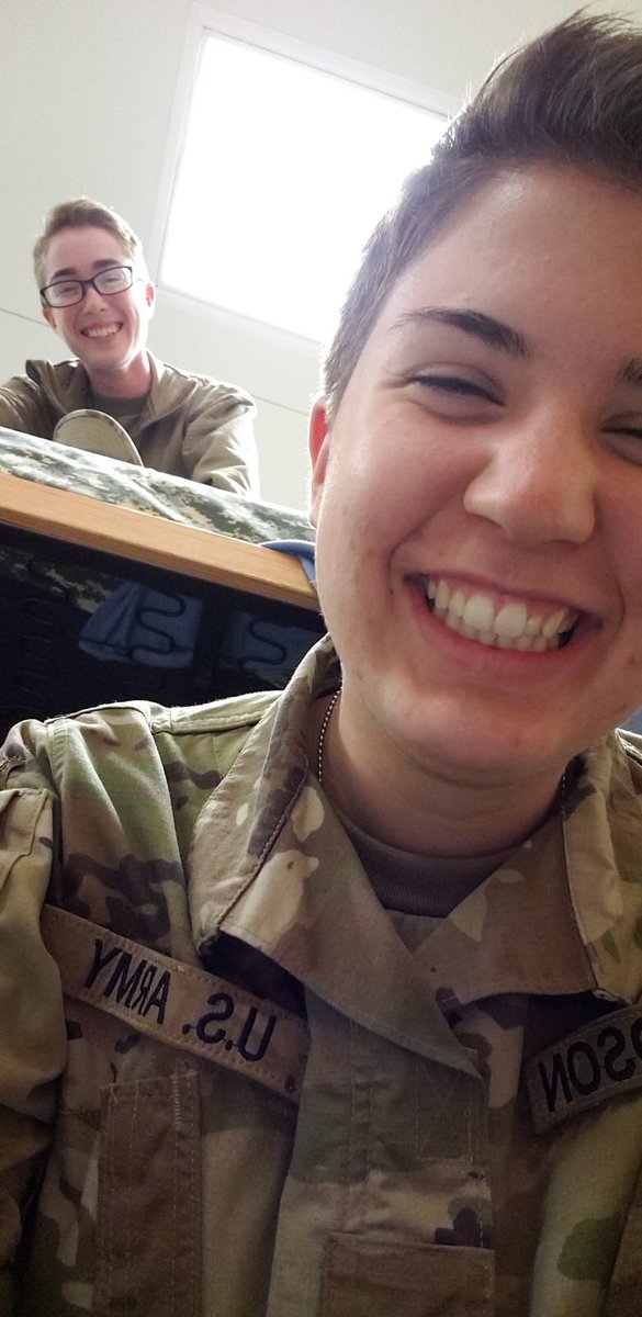 CombatDoll22's tweet photo. Don’t mind my smile cause I was laughing. But the fun times we’ve had. You and I are always laughing and trying to make the best of this situation. We embrace the suck together. https://t.co/UMLqOwh3Eq
