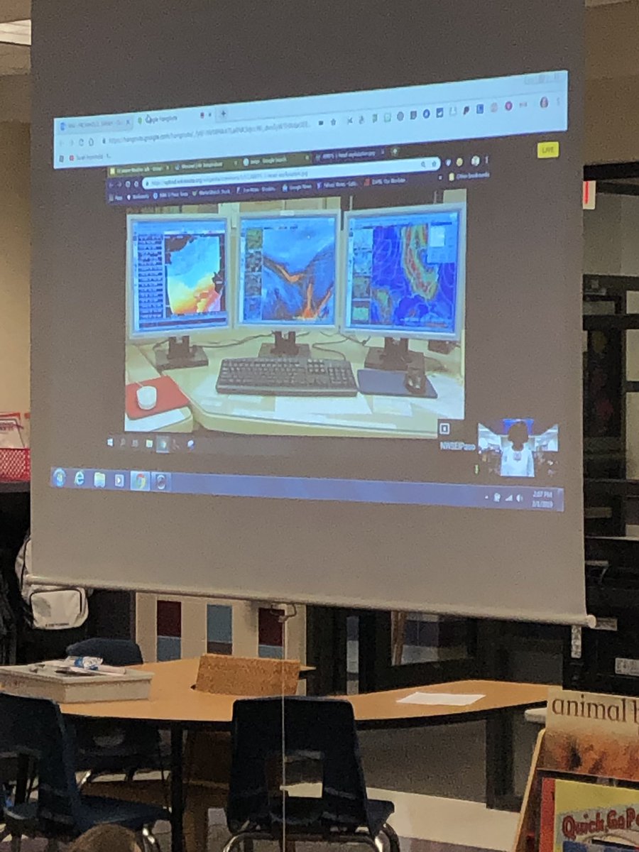 MrsALMartin's tweet photo. Elliott 3rd graders are learning about weather from @NWSElPaso #googlehangout Thanks @sew1080 for coordinating this awesome learning opportunity. @CharlesmMary @TeachShaffer @kujakmarcy @walzsroom @ElliottLearners https://t.co/24WI1sQwnq