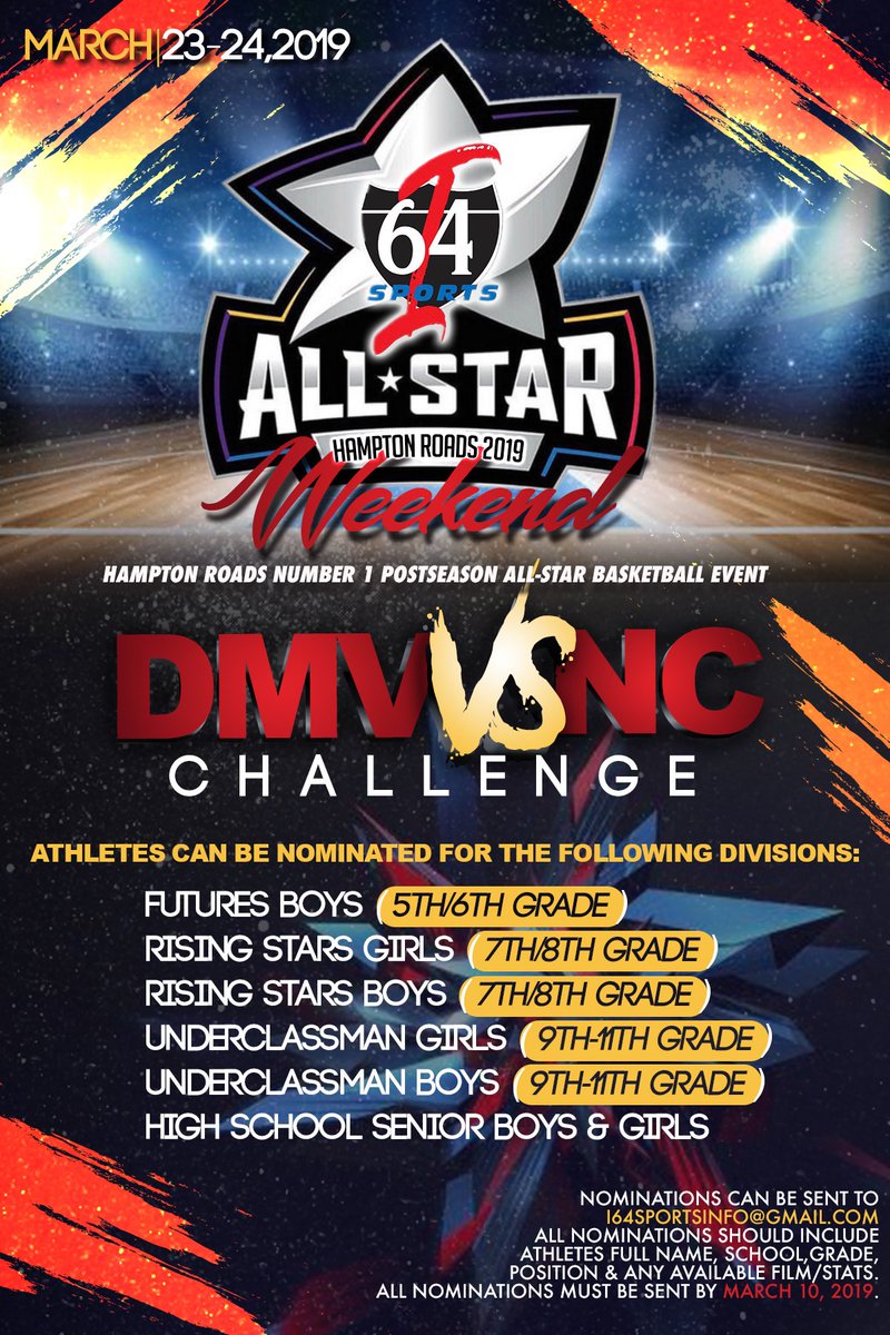 i64network's tweet photo. Let’s welcome Grassfield sharpshooter Caleb Dawkins (@Caleb_Dawkins13) to I-64 Sports All-Star Weekend...Who’s up next? #DMVvsNC https://t.co/MA3omZ6PKs