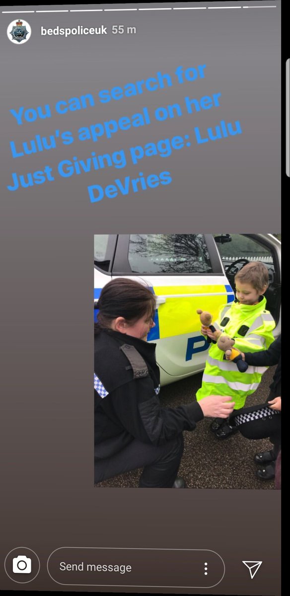 VEO_Zo's tweet photo. I hope @lulu_fight liked her Bobby Buddy and enjoyed her police visit today.
What a very special girl 💎
#lulusarmy https://t.co/cYhnSa2KfY