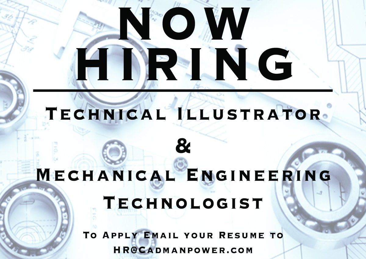 CadmanPower's tweet photo. We're Hiring! 

Technical Illustrator:
https://t.co/sdMe7rNH0V

Mechanical Engineering Technologist:
https://t.co/runc29Teyv

#Hiring #TechnicalIllustrator #MechanicalEngineeringTechnologist #Engineering #EngineersWanted #JoinOurTeam #WereHiring #HiringNow https://t.co/Eu75uFKyHQ