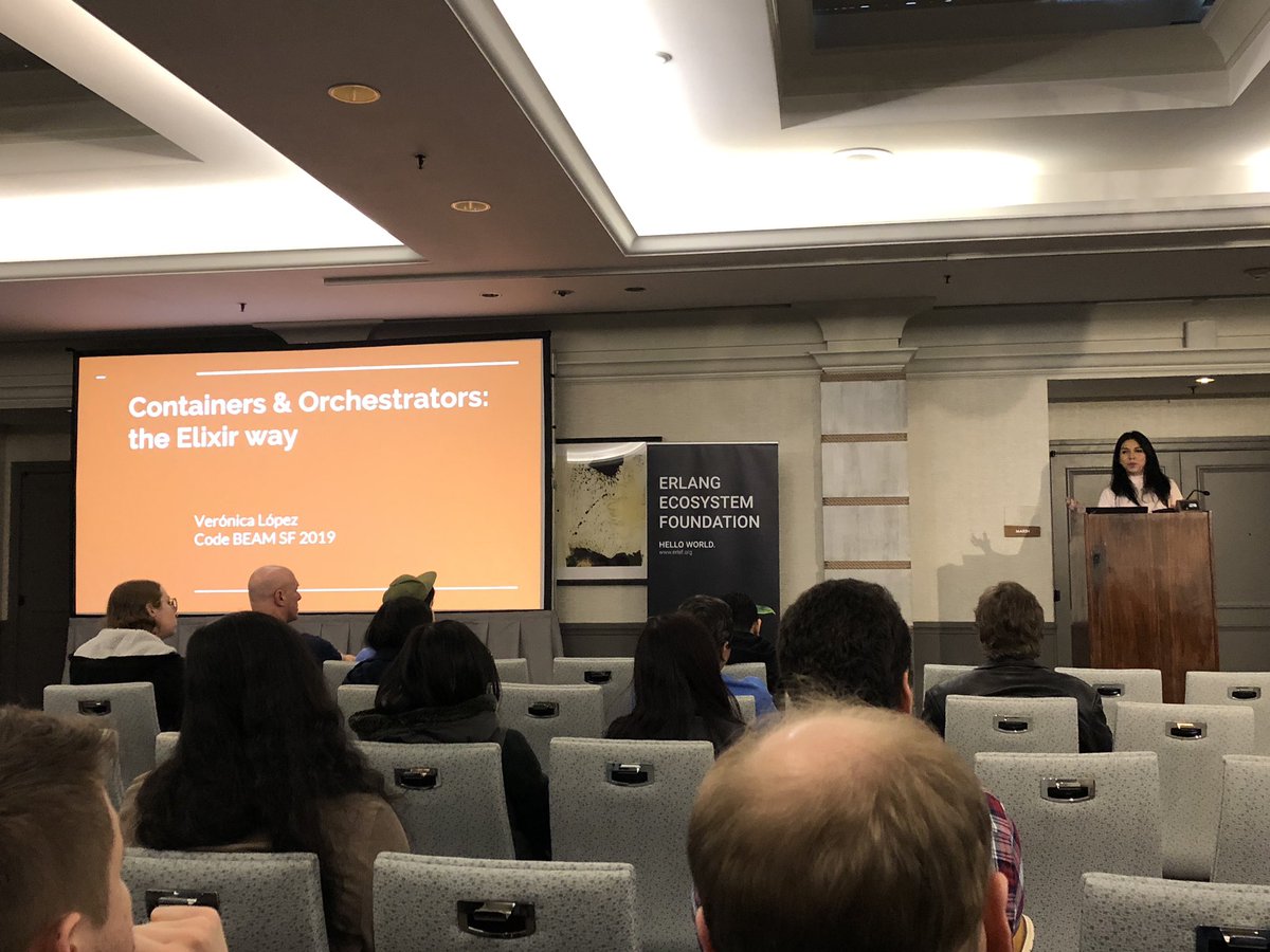 kblake's tweet image. Looking forward to learning!! Containers and orchestrators: the elixir way #CodeBEAMSF
