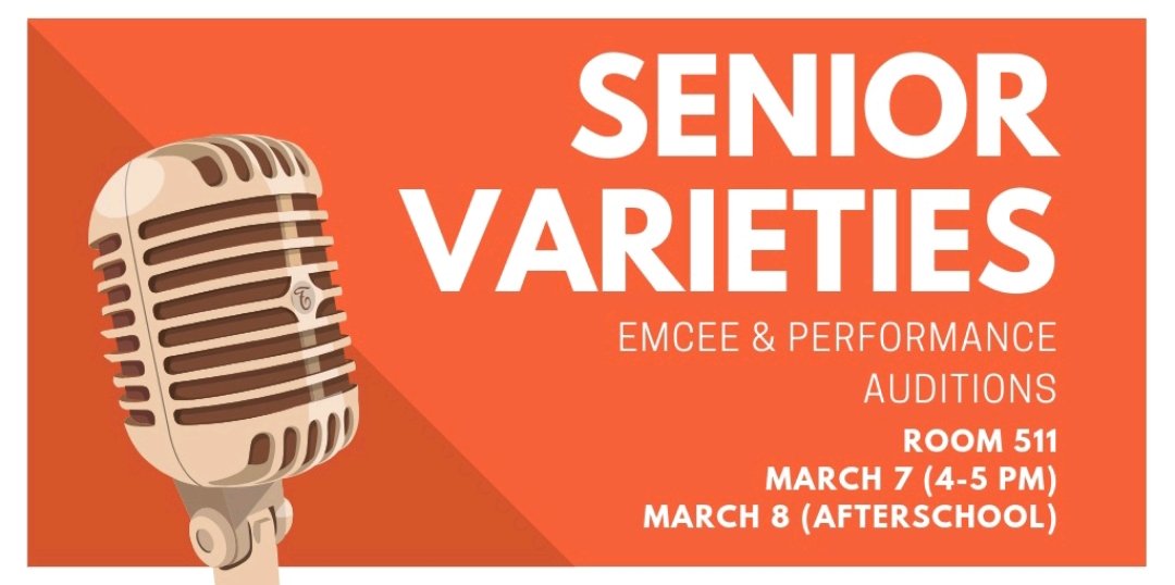 KateWWstuco's tweet image. Have you ever wanted to speak in assemblies? Have you ever wished you were one of the talents on stage? Come audition next week!! #2019 #lastassembly #seniors #graduation #talentshow #onelasttime