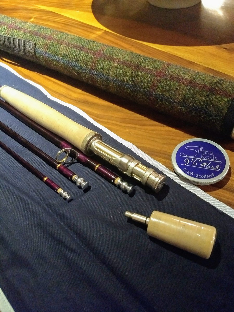 SimbaRods's tweet photo. Here's the prize for the top rod at the Scottish Ladies fundraiser at Waterfront fishery in Ayrshire on the 24th March. It's a fabulous 9'6"#6wt finished in maroon and gold.... https://t.co/I3exoqRcwi