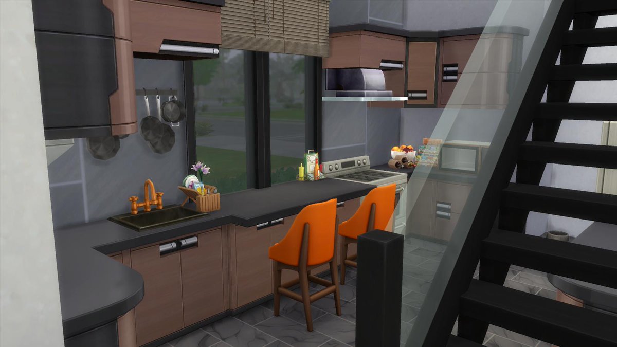 SabSimSim's tweet image. Had a lot of fun furnishing @MsGryphi's 10K building - here are some pics of the result😃