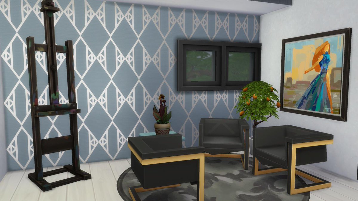 SabSimSim's tweet image. Had a lot of fun furnishing @MsGryphi's 10K building - here are some pics of the result😃
