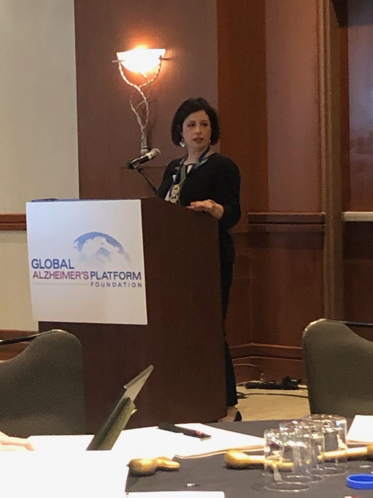 MemoryAndAging's tweet photo. Our team sharing strategies for engaging #clinicaltrials participants & program volunteers at the @GAP_Foundation's #GAPNET2019 conference.
So wonderful to exchange ideas w/others who share our mission to #ENDAlz through clinical studies and research! https://t.co/xwyqJfs0Yp