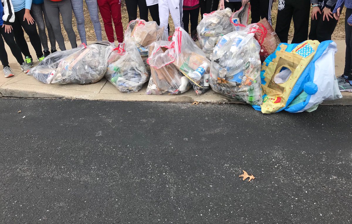 Perry Township Community!! Perry’s track team picked up this much trash today, in JUST 20min, within a mile of the school. PLEASE pay attention to what you leave in the environment :-(