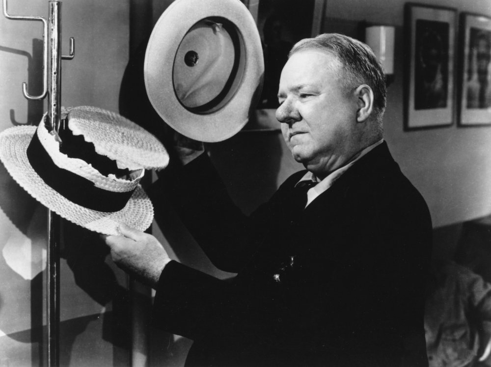 56/ W. C. Fields - a comic genius still spoken of after all these years.  MY LITTLE CHICKADEE (1940), THE BANK DICK (1940), NEVER GIVE A SUCKER AN EVEN BREAK (1941), IT'S A GIFT (1934), D. W. Griffiths' SALLY OF THE SAWDUST (1925)His film career started at age 35.