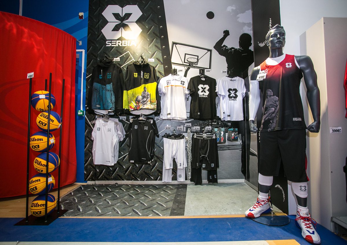 3x3Serbia's tweet photo. Prvi #3X3Serbia Shop u Srbiji!💥🤗
Od danas smo u Roda Megamarket Novi Beograd gde mozete pogledati sve nase stvari po prvi put “offline”.
Do kraja meseca se vidimo u RODA trznim centrima u Nisu, Novom Sadu i Kragujevcu! 

@Still__ballin
#3x3basketballshop #stillballin #fiba3x3 https://t.co/uRcWuX6aWX