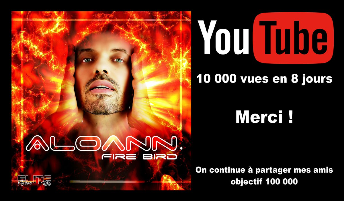 Voir le clip : youtube.com/watch?v=eCGtKv…

#YouTube #10K en 8 jours #FireBird le  #clip d'<a href="/aloannofficiel/">Aloann</a> . une #Chanson #Electro #EDM aux rythmes #CoupéDécalé. Mélange des #Cultures #Europeennes et #Africaines . Clip tourné au #Cameroun à #Douala #Afrique