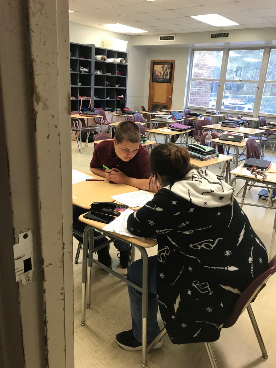 Teachers at Saks Middle meeting individually with students to discuss their Scantron scores and help them set math and reading goals. This is very powerful!!