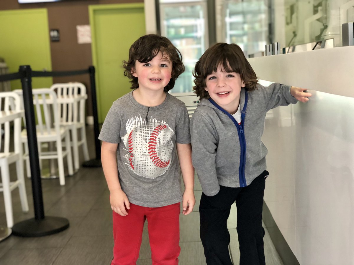D40Smith's tweet photo. Getting ice cream with L&amp;B while little man is home sick 🤒 with momma. 
@creamistry #DayOutWithDad #PrettyMuchEveryday #DadLife #DadTalkWithDavid https://t.co/5mIkIWxOUs
