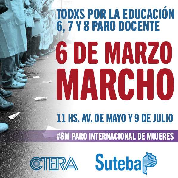 SUTEBAProvincia's tweet photo. 📢 Paro docente bonaerense de 72hs:  
Los Sindicatos que conformamos el #FUDB rechazamos la propuesta salarial presentada por el Gobierno Provincia  ▶️ https://t.co/jDHaKC8nMQ https://t.co/nEzBhdVgYk