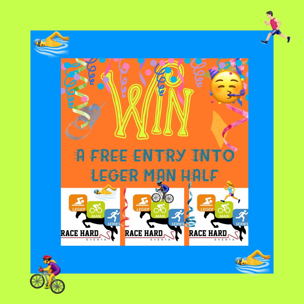 Win an entry into Leger Man Half 23rd June! 

1.9km Swim 💦 
85km Bike 🚲 
20km Run 🏃🏻‍♂️ 

To ENTER: ⬇️⬇️⬇️

🏊‍♂️ Follow our page ✅
🚴‍♀️ Like this post ✅
🏃🏻‍♂️ RT this post ♻️
👩‍👩‍👦‍👦 Tag two triathlete friends in the comments 📝

The winner picked end of March.   #triathlon  #saxelbymedia