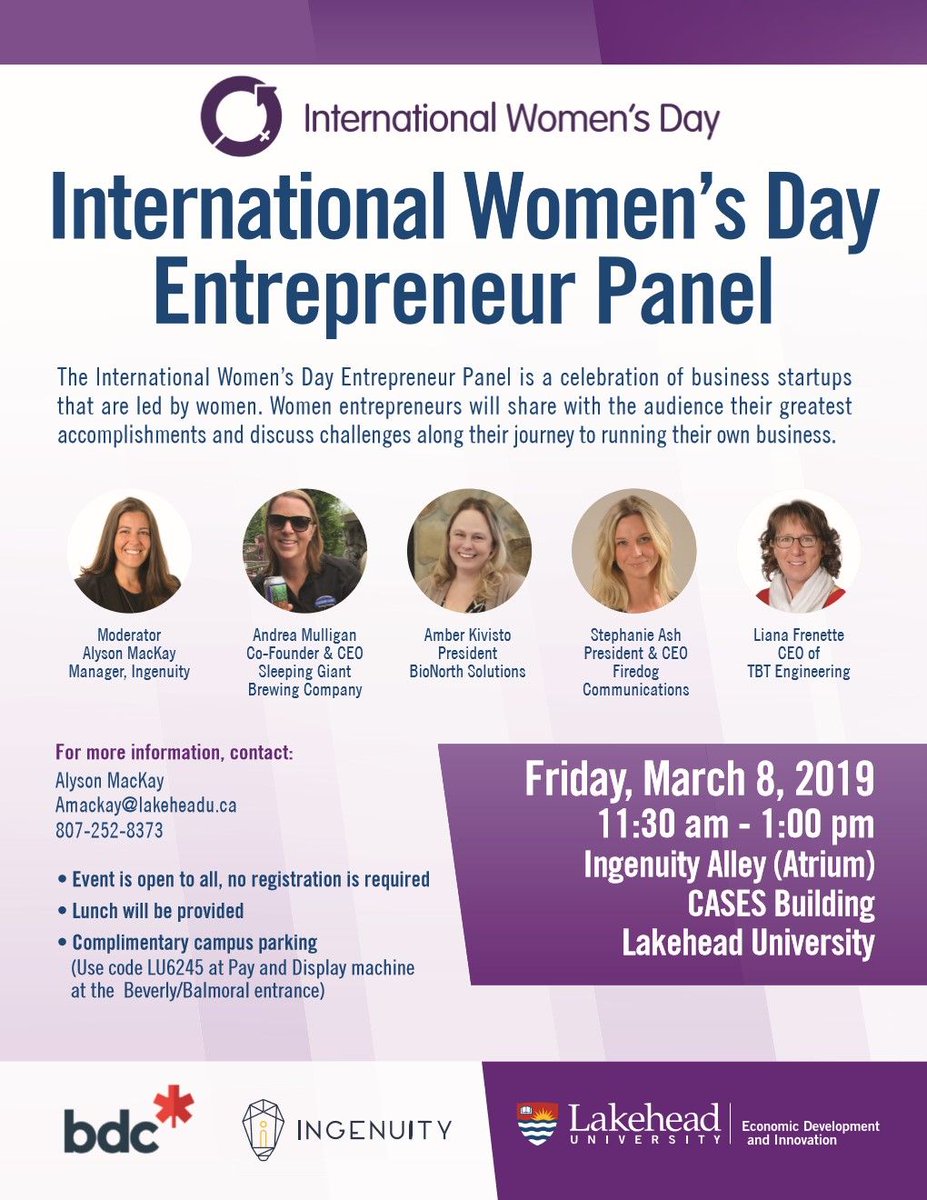 luingenuity's tweet image. Let's celebrate International Women's Day by hearing from some incredible local entrepreneurs and their journey to success in business.