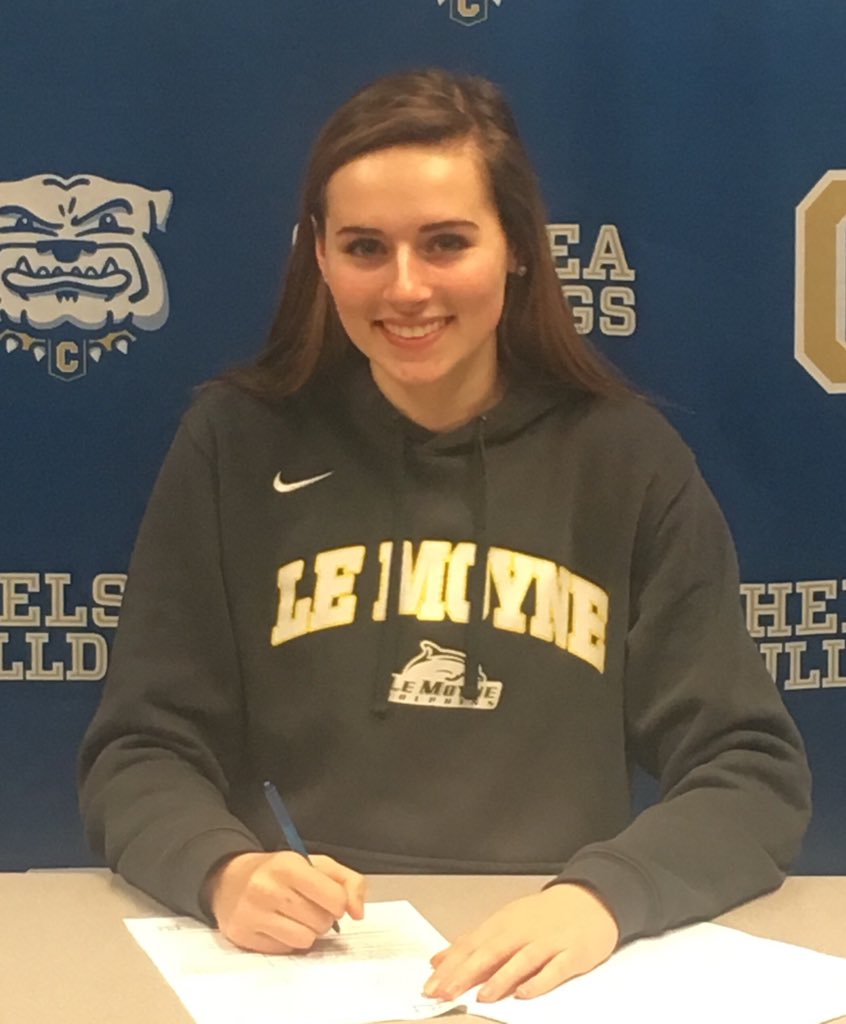 ChelseaVball's tweet photo. We are so proud of you, Madeleine! Congratulations on signing your letter of intent at Le Moyne Univeristy. We know you have great things in store for you and can’t wait to cheer for you along the way. 🏐💙@ChelseaBulldogs #spreadthelove #onevoice https://t.co/OgsTv3RlJR
