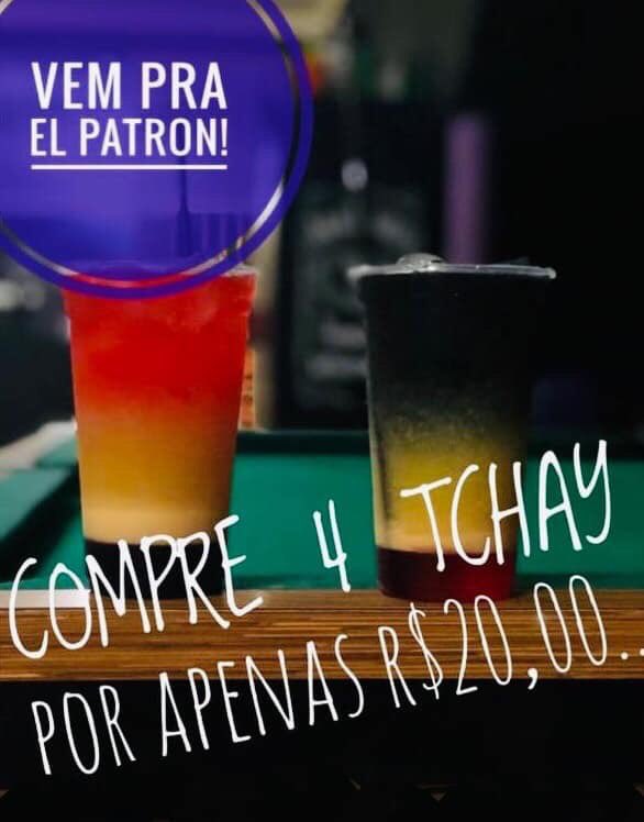 Luckeraaah's tweet photo. Chegou a sexta feira e Hoje é dia de ? 4 por 20. Isso mesmo 4 tchay por 20$  
#vempraEl 
#4POR20 
#TCHAY 
#ELPATRONTABACARIAELOUNGE https://t.co/mUteBX90rd