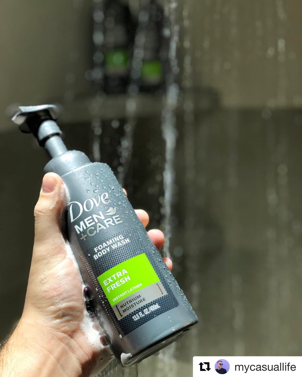 One pump and you’re clean! Grabbing the @dovemencare Instant Foaming Body Wash next time I’m at the store! 
My Casual Life loves it, learn more here: clvr.li/MyCasualLifeDo…
[ad] #FoamParty #PumpFoamHydrate #DoveMenPartner