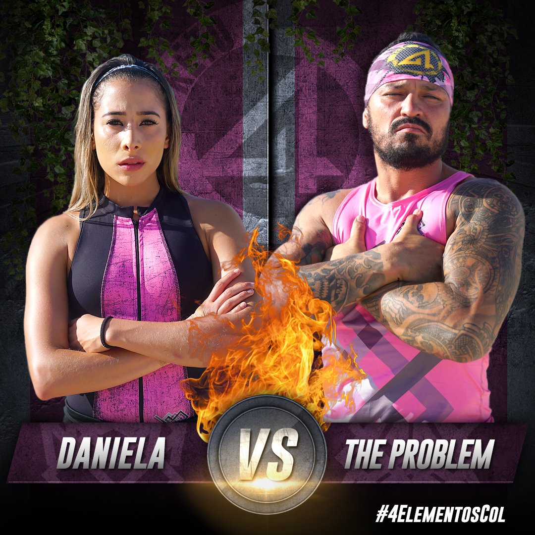 4ElementosCOL's tweet photo. La convivencia en #Reto4Deportistas está compleja 😲 @TheProblemMMA y @danielahenaos10 siguen con sus diferencias. Comenta a cuál de estos dos participantes apoyas usando #YoConDaniela o #YoConTheProblem https://t.co/sF4IfFX15A