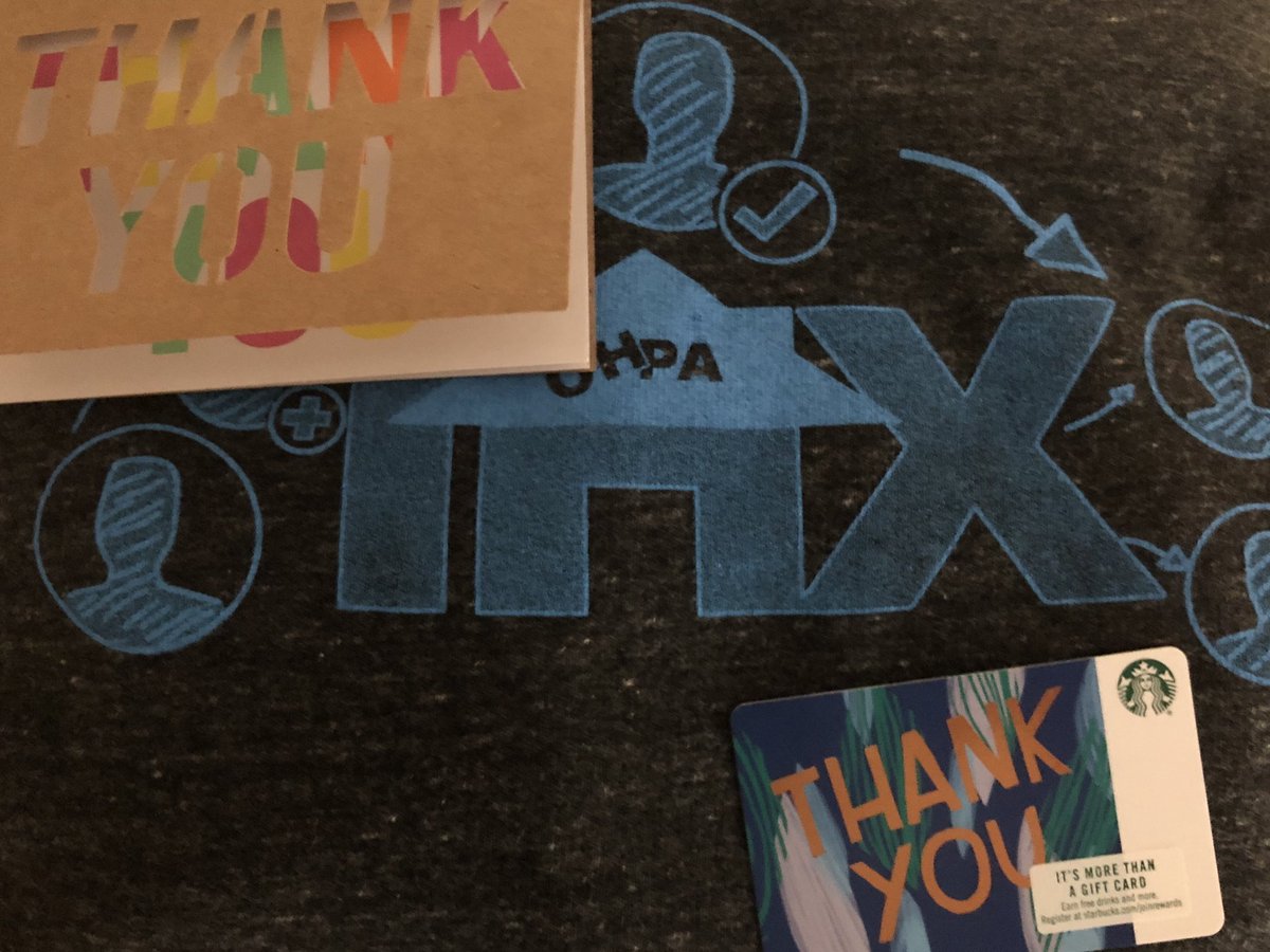 cm793s's tweet photo. Just want to say thank you to the best boss ever for lacing me with new IHX hoodie and handwritten note along with a Starbucks gift card!! #EmployeeApprecationDay https://t.co/grwewVaZQM