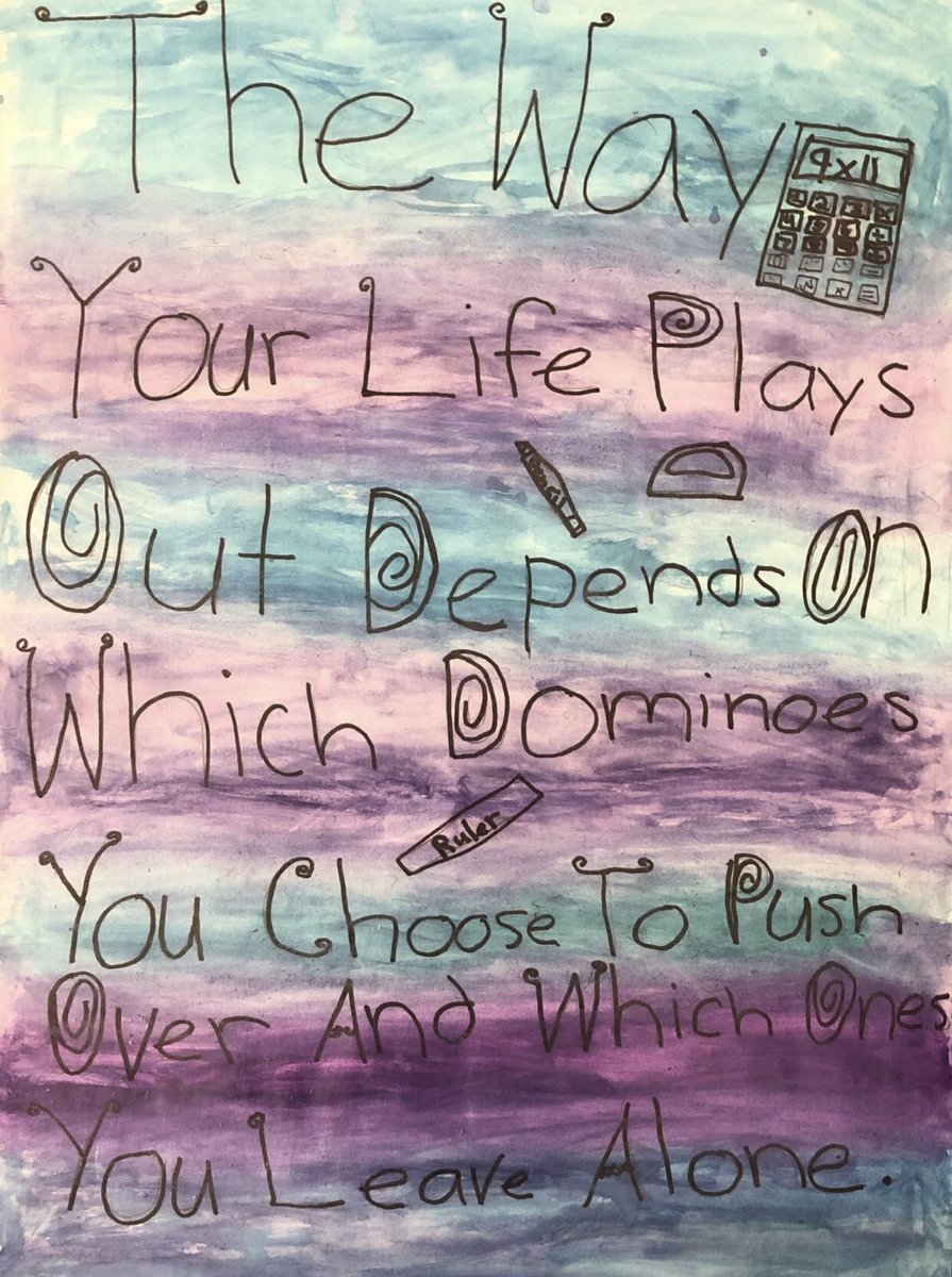 Loving how our book club posters turned out! The 5th graders chose quotes from their social issue book clubs, and worked together to design posters!