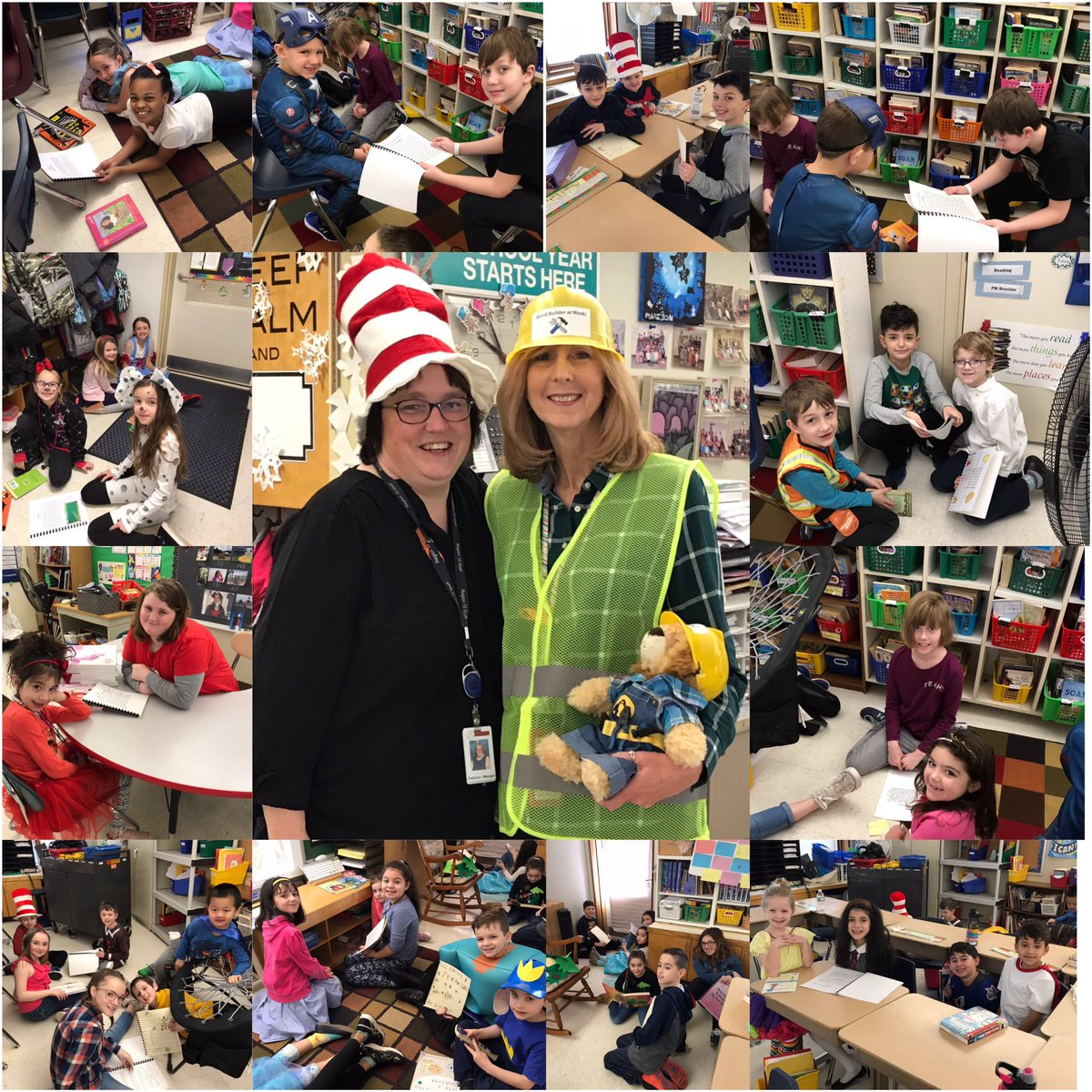 Dr. Seuss Day with first grade buddies!!!