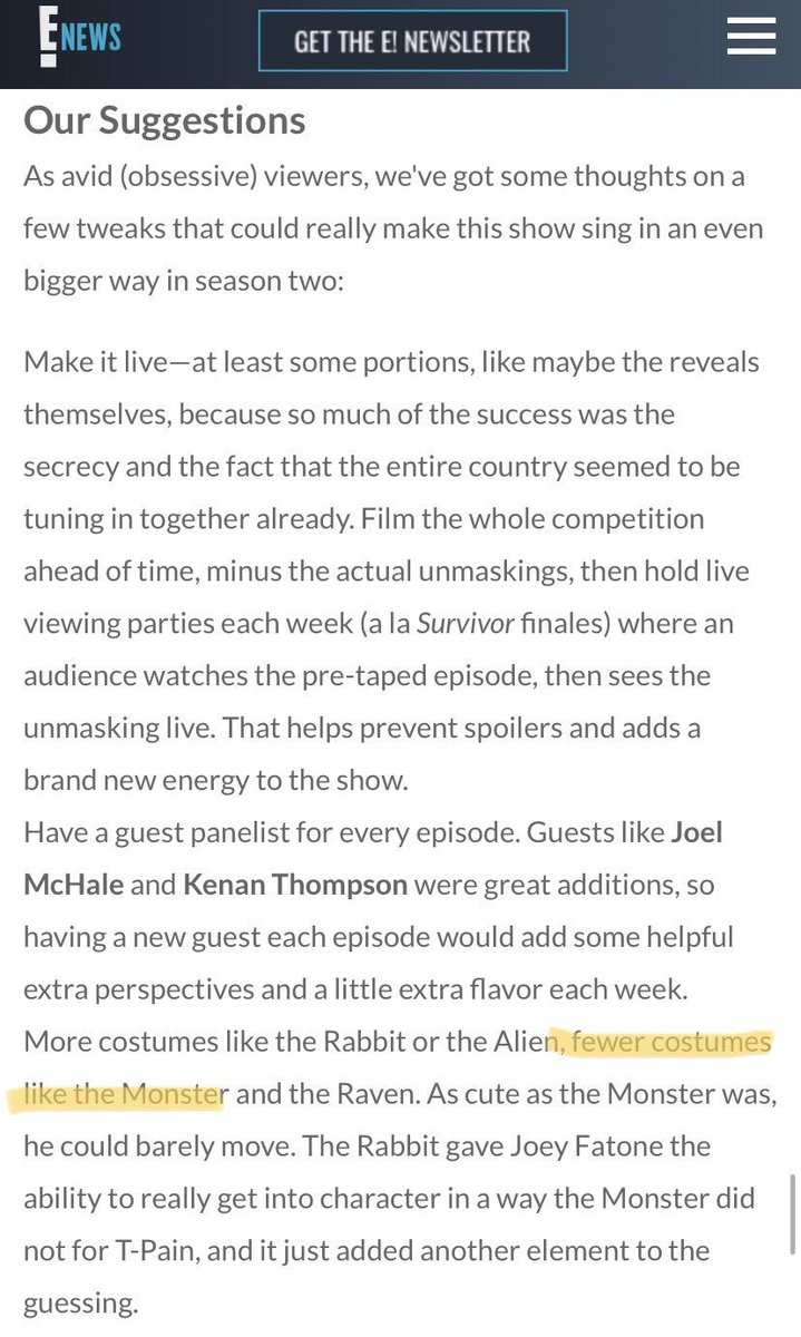 MonsterMaskFan's tweet image. Take it back, @enews