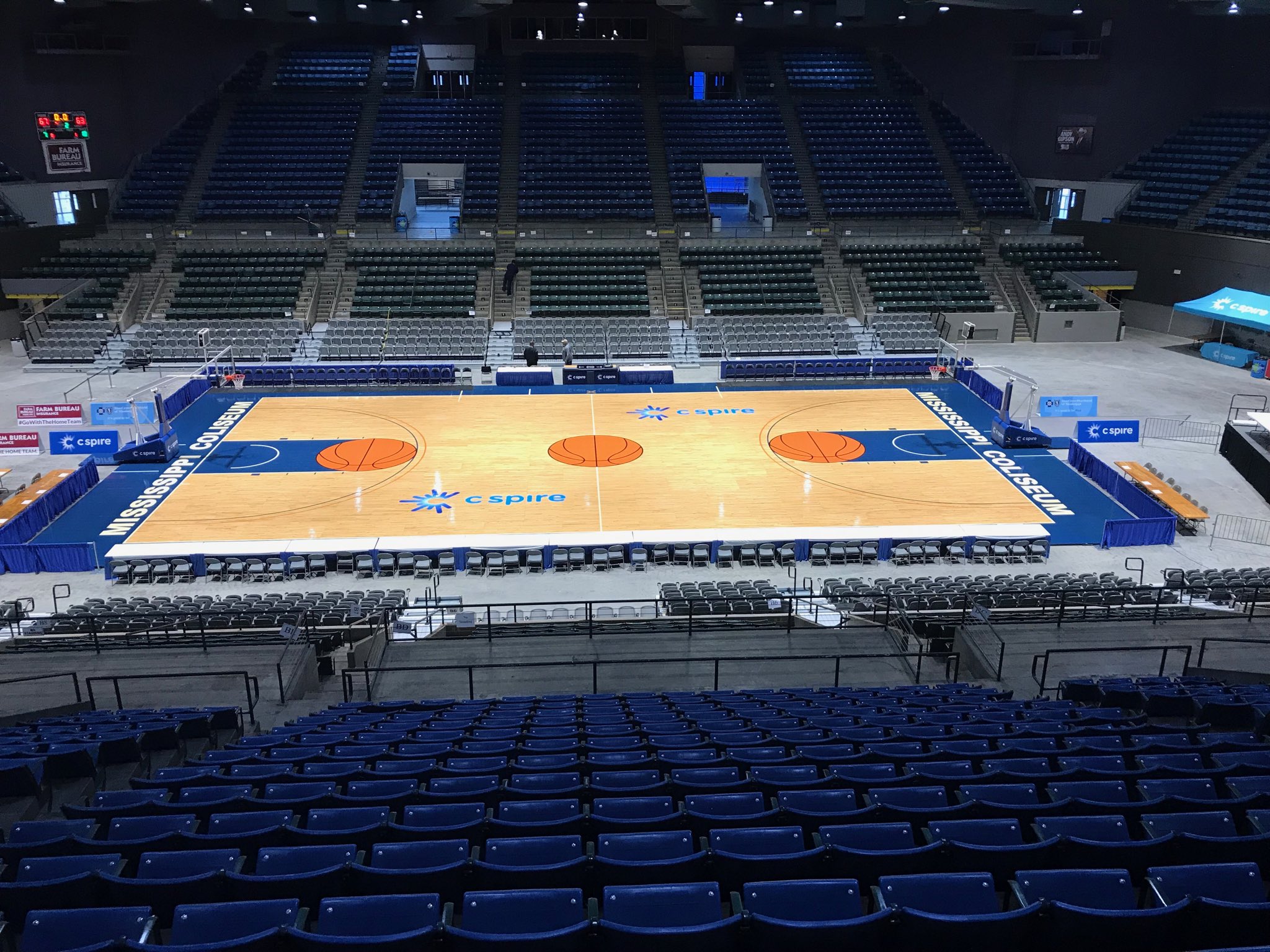 Misshsaa on Twitter "Mississippi Coliseum ready for MHSAA