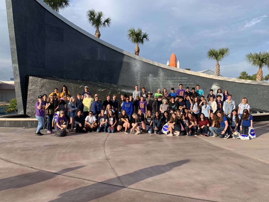 Great day of learning at Kennedy Space Center!!!!!@DeLandMiddle