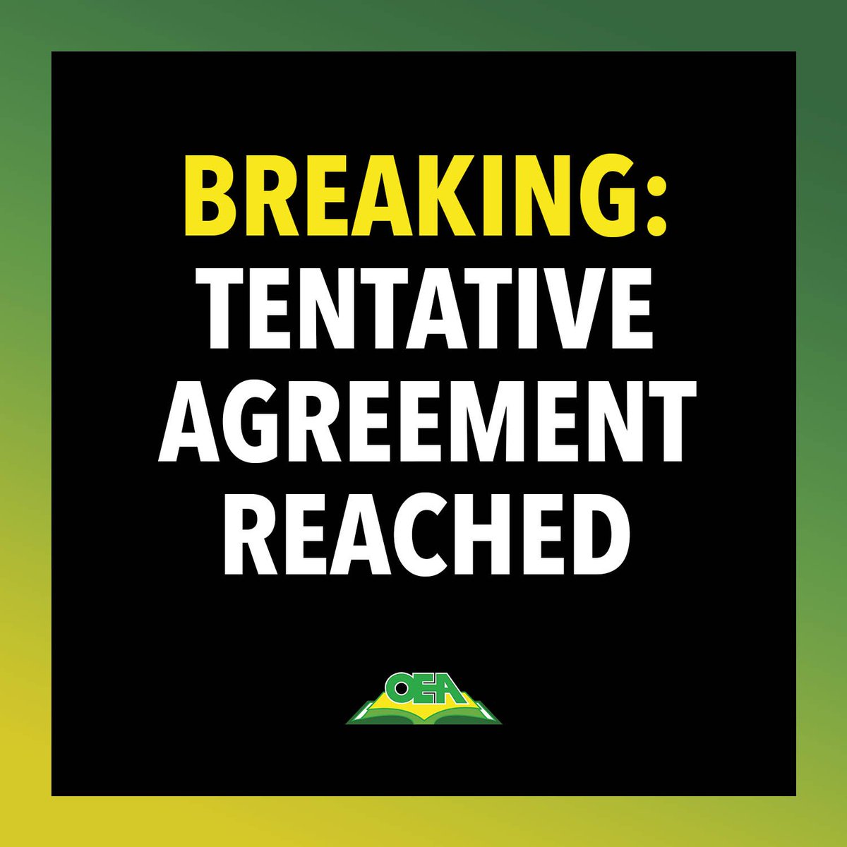 OaklandEA's tweet image. After seven days on strike — with 95% of our members on the line, 97% of students out of school, and tens of thousands on our picket lines and rallies — we have reached a Tentative Agreement! #OUSDstrike