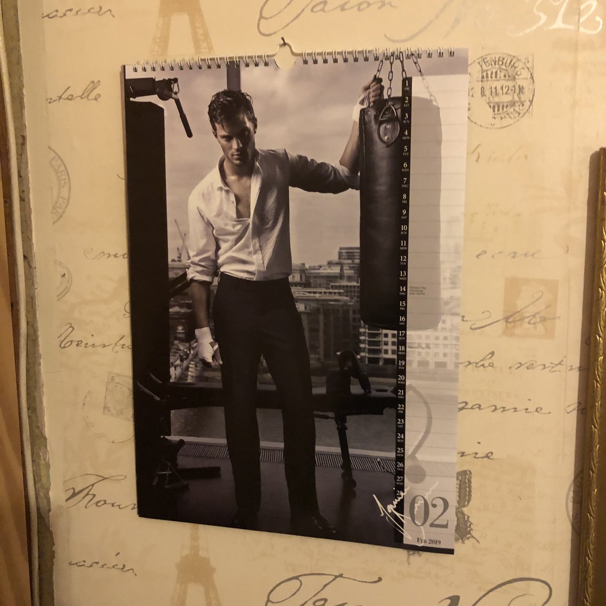 B_Bibliophile_'s tweet photo. The 1st day of March is almost over, and what a day it’s been with a new photo of Jamie for this month! January has been my fav so far, but Feb & March’s aren’t bad either! Hands up who has this one too? 🙋🏻♀️ #JamieDornan #GoodbyeFeb #HelloMarch https://t.co/DnzZ6ehwUB
