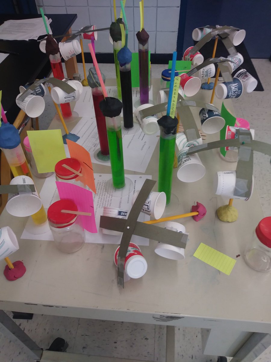 Greco STEM 6th graders studying weather. We didn't just check temperature, we built a thermometer, a barometer and a anamometer and measured it ourselves. <a href="/Grecoms/">Greco Middle School</a>