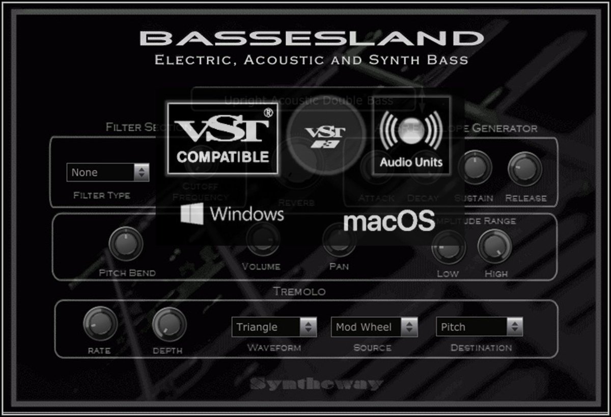 bassesland's tweet photo. Bassesland v2 VST VST3 Audio Unit for Windows / macOS https://t.co/vIONLhub2N  #Bassesland #BassAudioUnit #BassKONTAKT, #BassEX24 #BassNKI #BassVST3 #VirtualBass #ElectricBassVST #AcousticBassVST #UprightBassVST #BassVST #DoubleBassVST #SlappedBass #FuzzBass #WahBass #SubBassVST https://t.co/gM0Eec8EXh