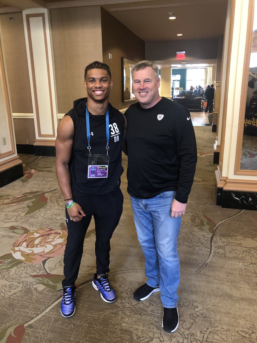 Great catching up with my guy @NasirAdderley at the NFL Combine! Good luck as you chase your dream!