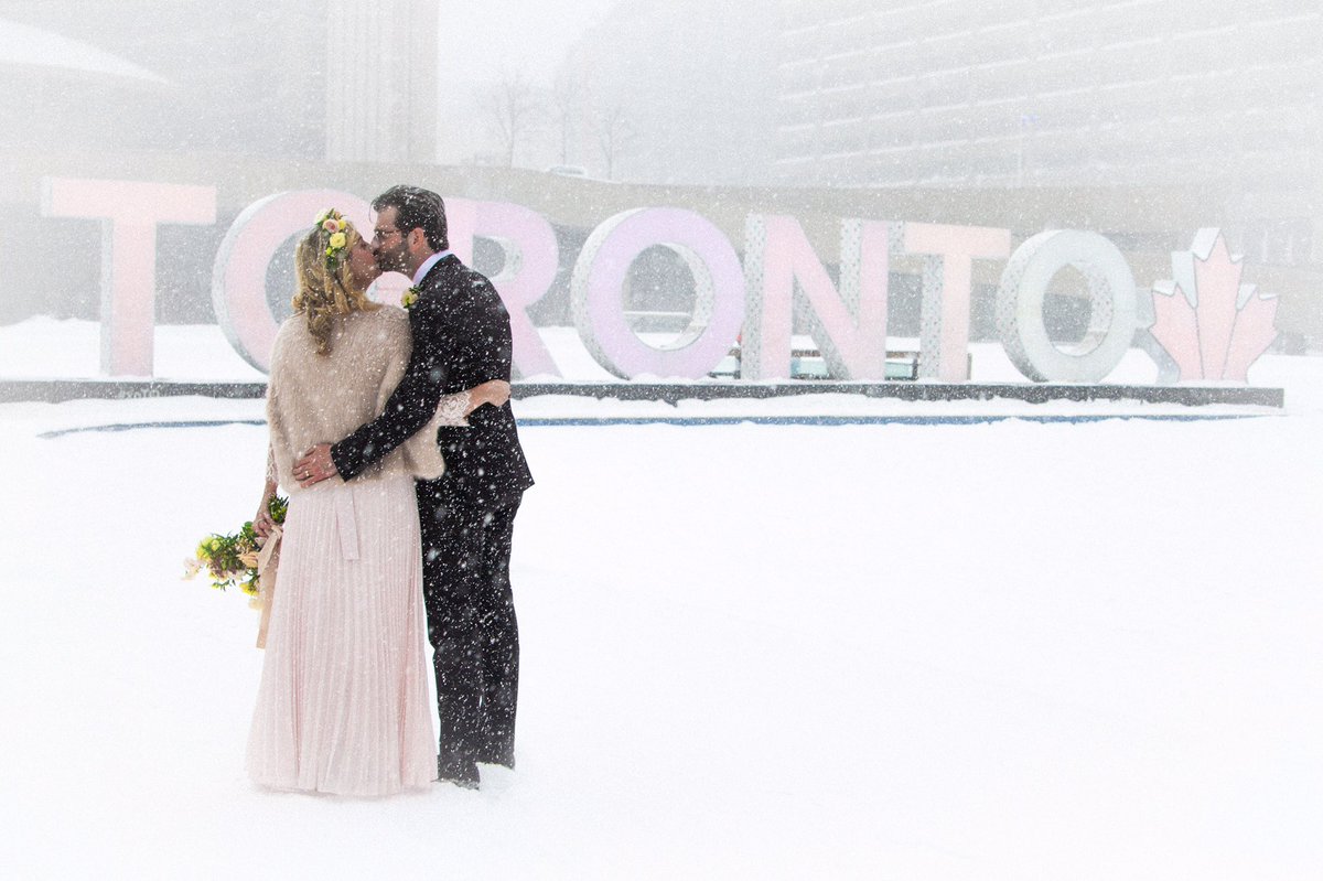 What do you do when there’s a whiteout outside? You get married of course! #andgetmetotagalong #weddingphotographer #congratscaseyandwill #gpeeps #goodfriends
